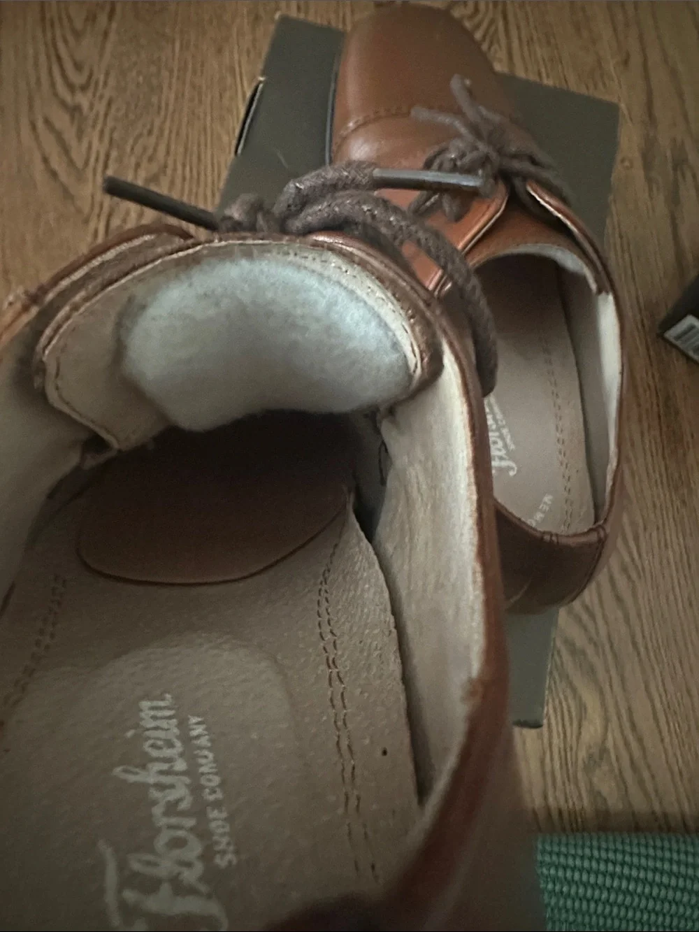 Florsheim Kid’s Brown Cap-Toe Oxford Dress Shoes